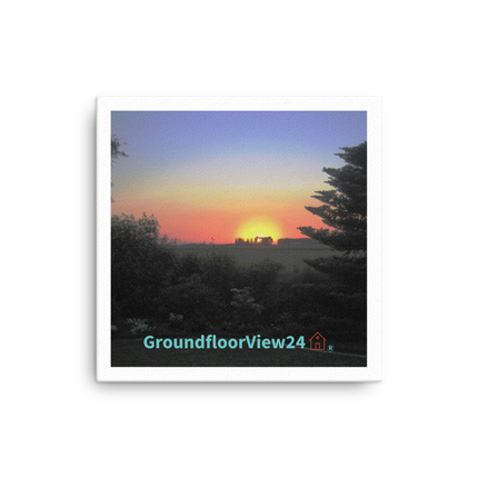 Beautiful Sunset Sinari Canvas with groundfloorview24 with House Logo