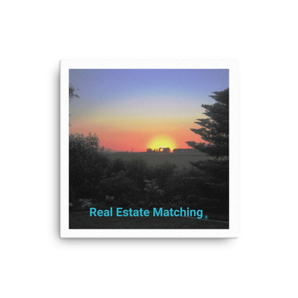 Beautiful Sunset Sinari Canvas with realestatematching without key Logo