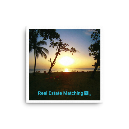 Beautiful Sea View Canvas with realestatematching with key Logo