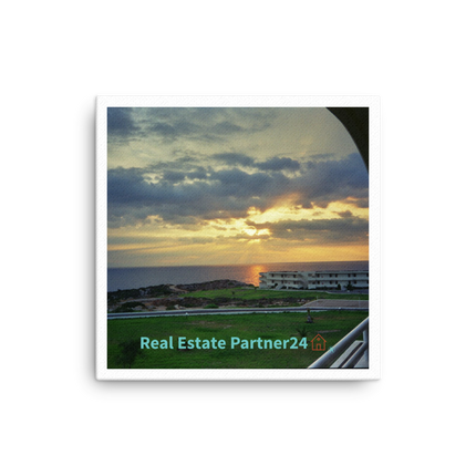 Natural View Canvas with realestatepartner24 with house Logo