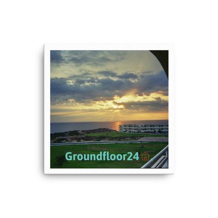 Natural View Canvas with Groundfloor24 with House Logo