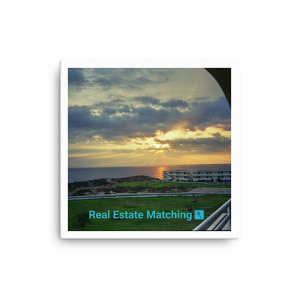 Natural View Canvas with realestatematching with key Logo