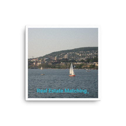 Beautiful River & Hills Sinari Canvas with realestatematching without key Logo