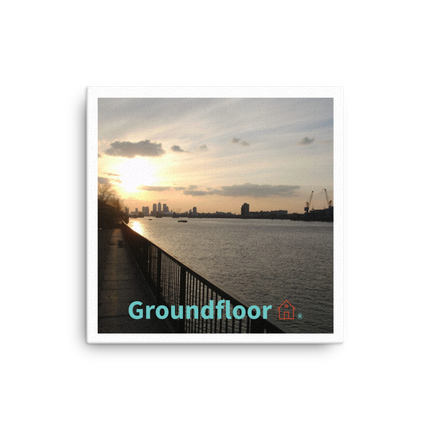 Awesome River View Canvas with Groundfloor with House Logo