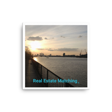 Awesome River View Canvas with realestatematching without key Logo