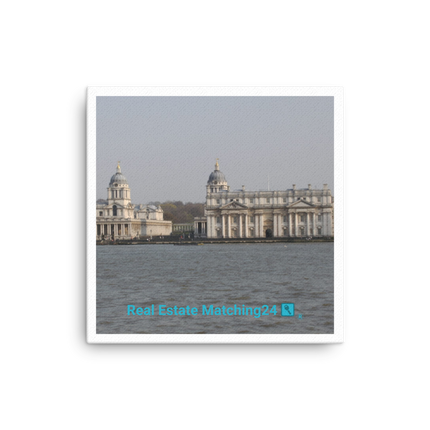 Riverside Beauty Canvas with realestatematching24 with key Logo