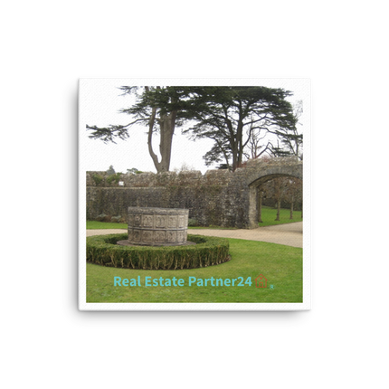 Nature's Wonders Canvas with realestatepartner24 with house Logo