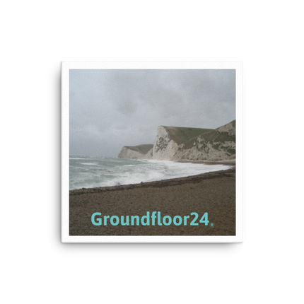 Waves and Sand Canvas with Groundfloor24 without House Logo