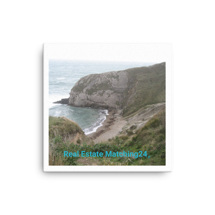 Sea & Hills Canvas with realestatematching24 without key Logo