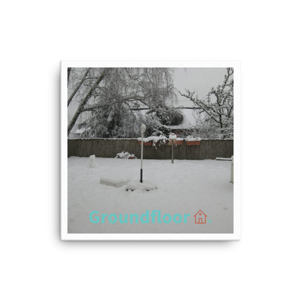 Winter Wonderland Canvas with Groundfloor with House Logo