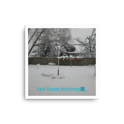 Winter Wonderland Canvas with realestatematching with key Logo