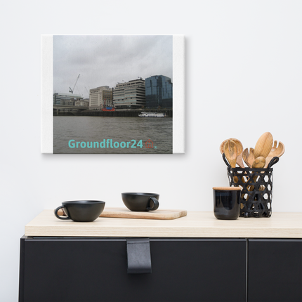 Beautiful Place Canvas with Groundfloor24 Logo