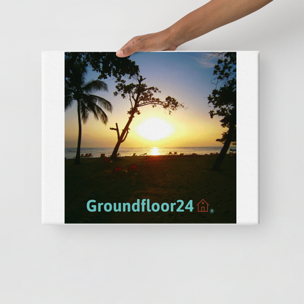 Beautiful Sea View Canvas with Groundfloor24 without House Logo