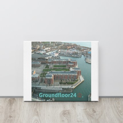 Nice City Canvas with Groundfloor24 with House Logo