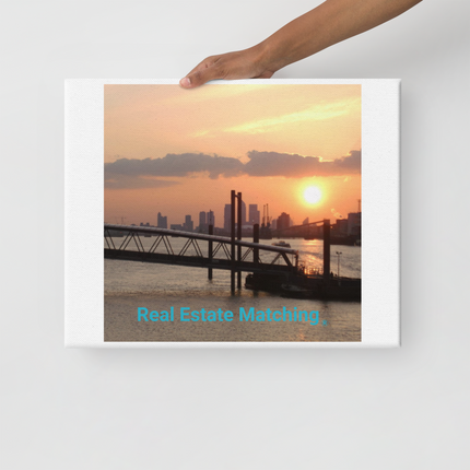 Evening Glow Canvas with realestatematching without key Logo