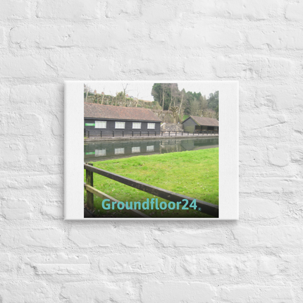 Lakeside Serenity Canvas with Groundfloor24 without House Logo