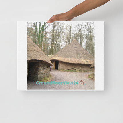 Village Charm Canvas with groundfloorview24 with House Logo