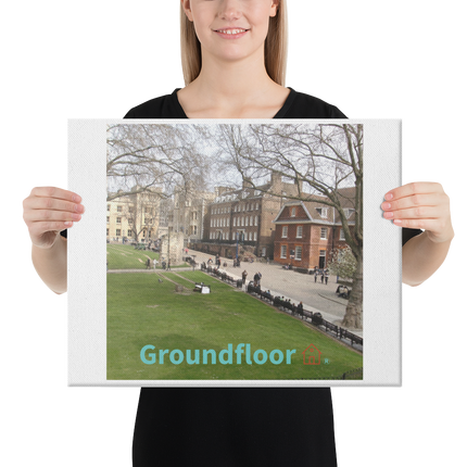 Beautiful Park Canvas with Groundfloor with House Logo