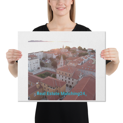Roof Sunset View Canvas with realestatematching24 without key Logo