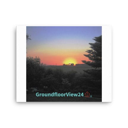 Beautiful Sunset Sinari Canvas with groundfloorview24 with House Logo