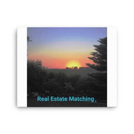 Beautiful Sunset Sinari Canvas with realestatematching without key Logo