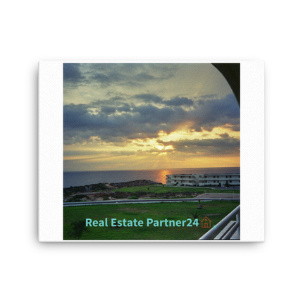 Natural View Canvas with realestatepartner24 with house Logo