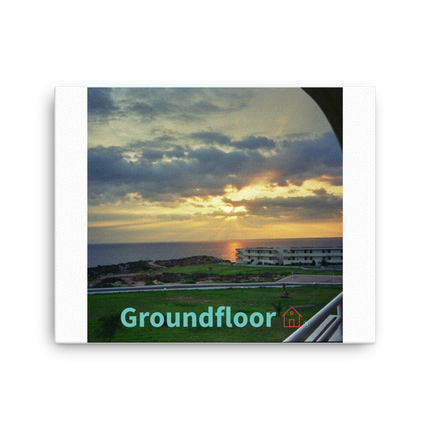 Natural View Canvas with Groundfloor with House Logo