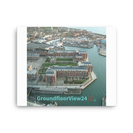 Nice City Canvas with groundfloorview24 with House Logo