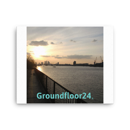Awesome River View Canvas with Groundfloor24 without House Logo