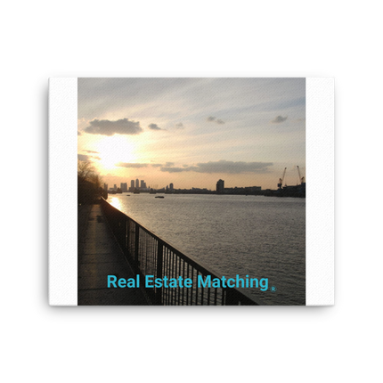 Awesome River View Canvas with realestatematching without key Logo