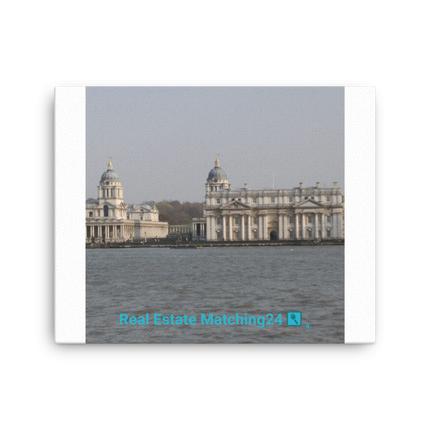 Riverside Beauty Canvas with realestatematching24 with key Logo