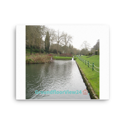 Lakeside Beauty Canvas with groundfloorview24 with House Logo