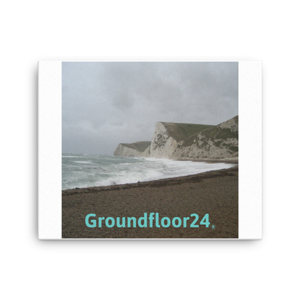 Waves and Sand Canvas with Groundfloor24 without House Logo