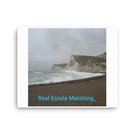 Waves and Sand Canvas with realestatematching without key Logo