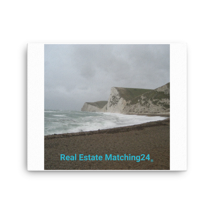 Waves and Sand Canvas with realestatematching24 without key Logo