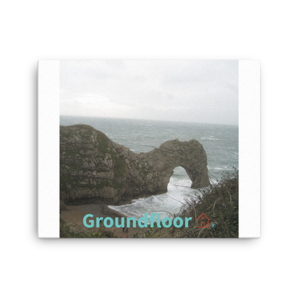 Coastal Escape Canvas with Groundfloor with House Logo