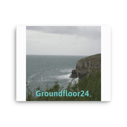 Seaside Serenity Canvas with Groundfloor24 without House Logo