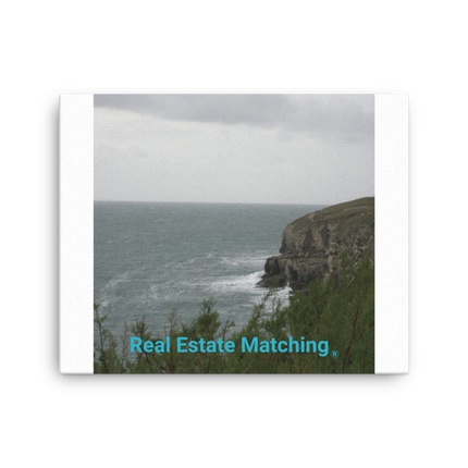Seaside Serenity Canvas with realestatematching without key Logo