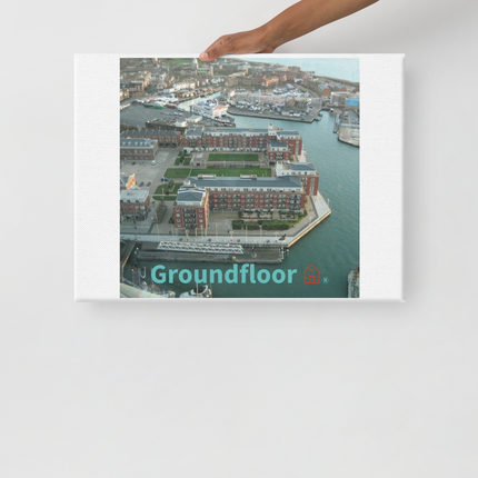Nice City Canvas with Groundfloor with House Logo