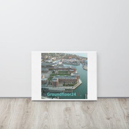 Nice City Canvas with Groundfloor24 with House Logo