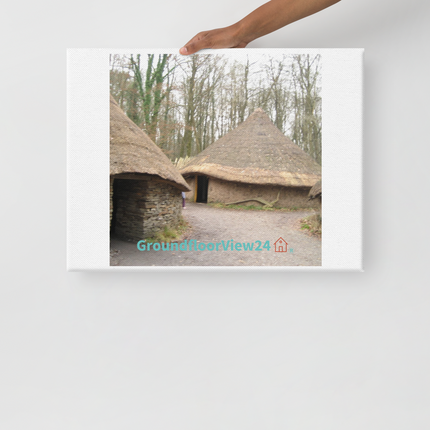 Village Charm Canvas with groundfloorview24 with House Logo