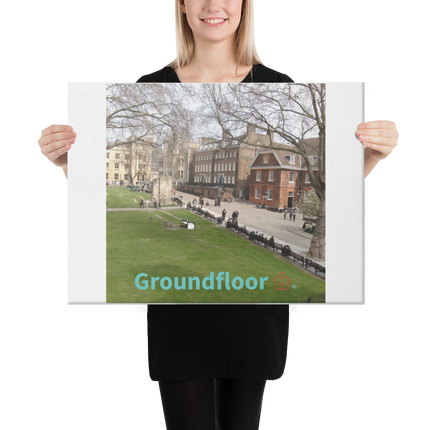 Beautiful Park Canvas with Groundfloor with House Logo
