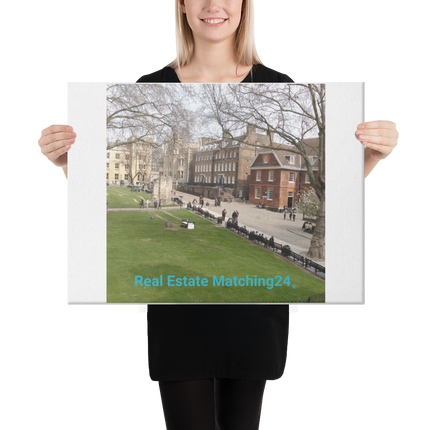 Beautiful Park Canvas with realestatematching24 without key Logo