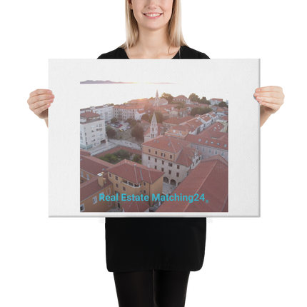 Roof Sunset View Canvas with realestatematching24 without key Logo