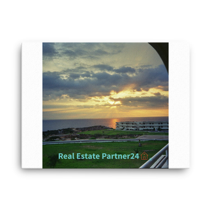 Natural View Canvas with realestatepartner24 with house Logo
