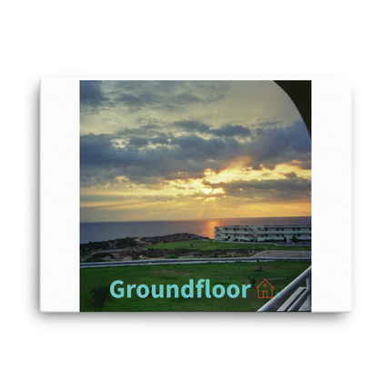 Natural View Canvas with Groundfloor with House Logo