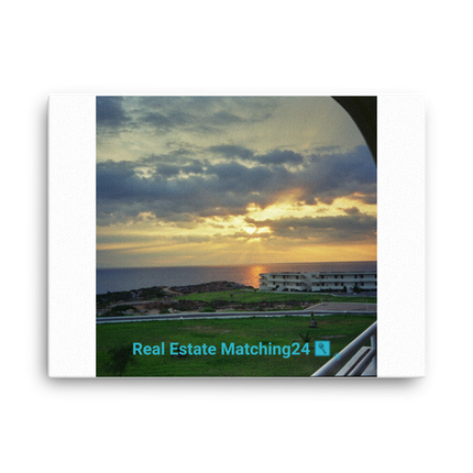 Natural View Canvas with realestatematching24 with key Logo
