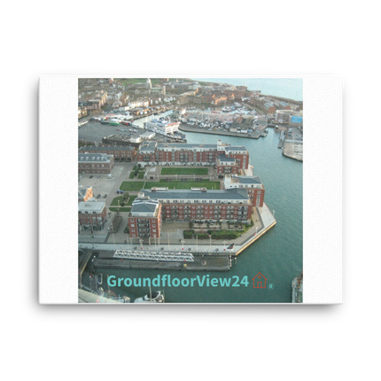 Nice City Canvas with groundfloorview24 with House Logo