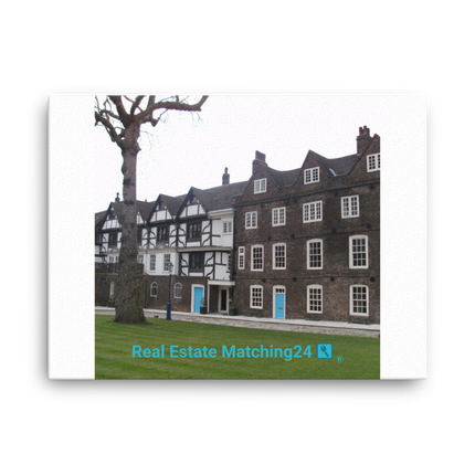 Beautiful Palace Canvas with realestatematching24 with key Logo