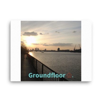 Awesome River View Canvas with Groundfloor with House Logo